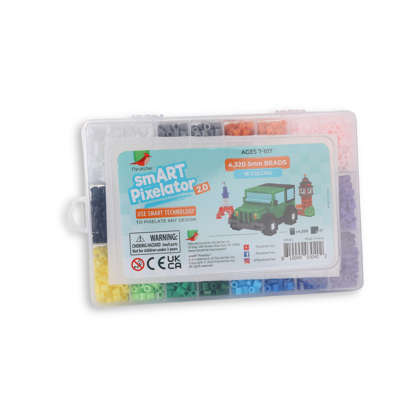 Bead Refill Pack – 4,300 Colorful Beads for smART Pixelator® 2.0