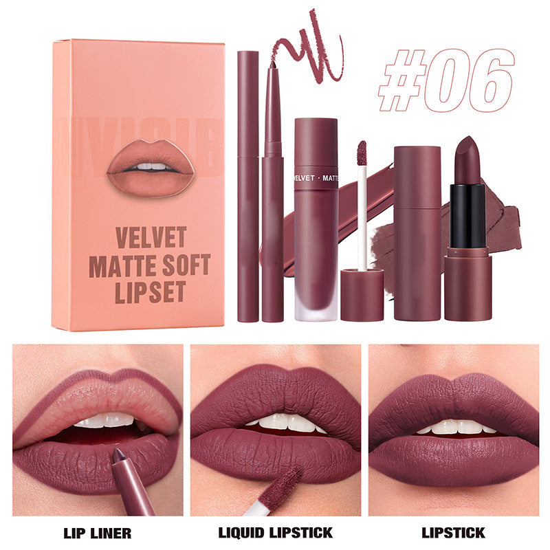 š„Limited-time Crazy Three-Piece Setš„Long-Lasting & Waterproof Matte Lipstick Set