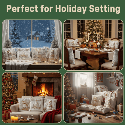 🎁Early Christmas Hot Sale 49% OFF🎅🎄Christmas Themed Cushion Cover