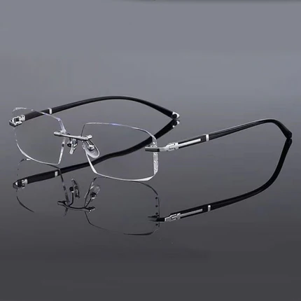 ✨Sapphire high hardness✨Anti blue progressive Far And Near Dual-Use Reading Glasses