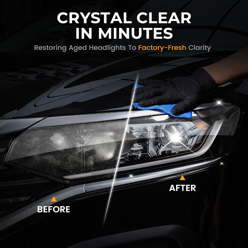180ml Professional Car Headlight Restorer with Sponge🧽🚗