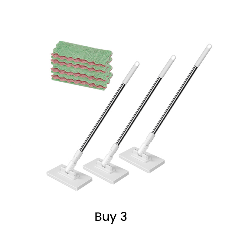 💦Hot Sale🧹Disposable Dust Mop with 4 Reusable Cloths