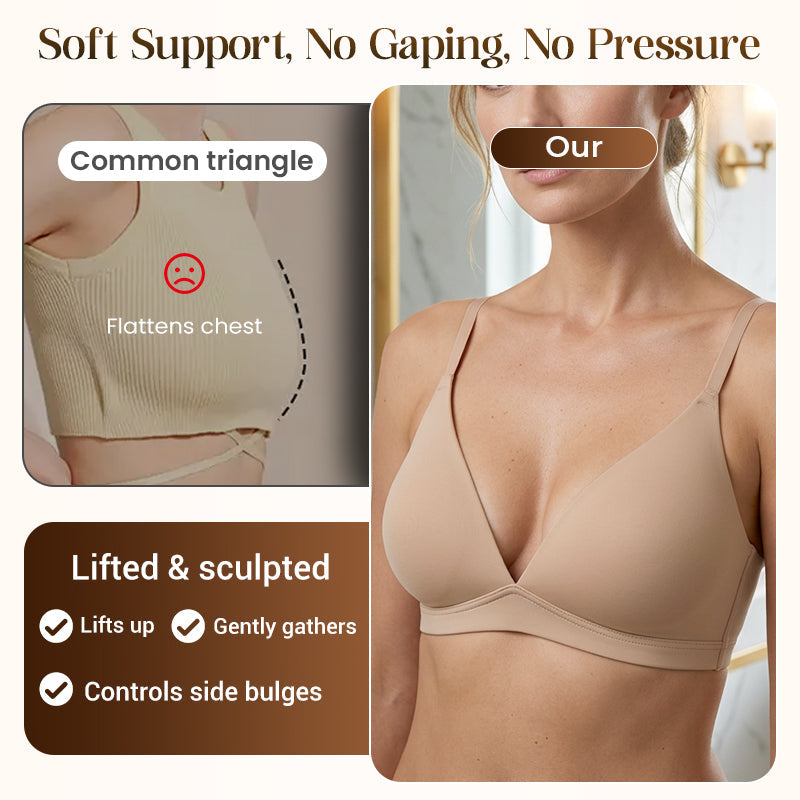 💞Women's Wire-Free Jelly Support Triangle Bralette💞
