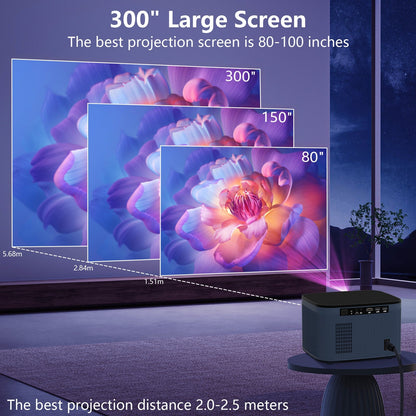 H9 Bluetooth Projector for Home or Outdoor Cinema & Gaming