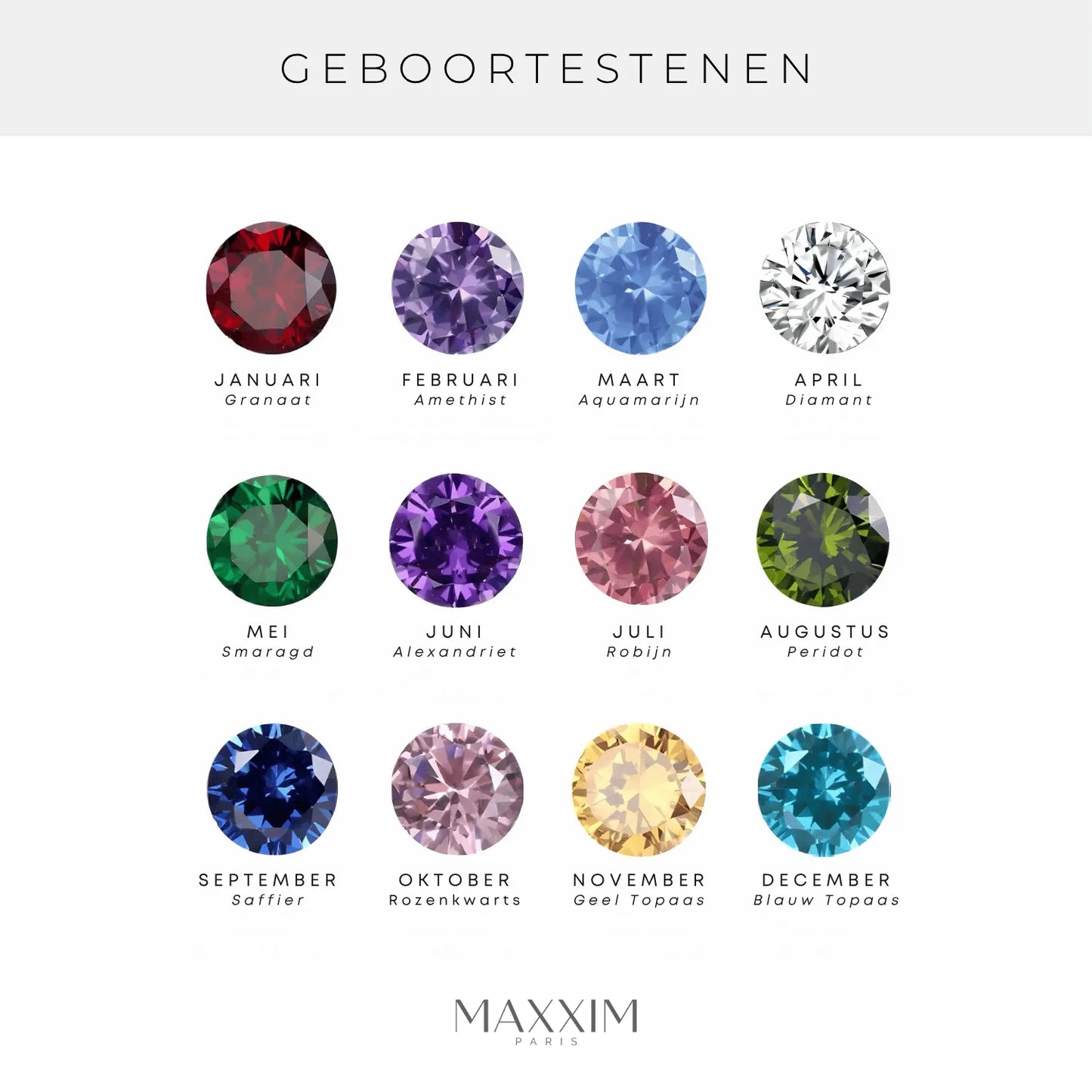 SIDEWAYS BIRTHSTONE