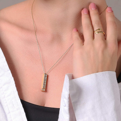 "I Love You" Halsband - Äkta Guld