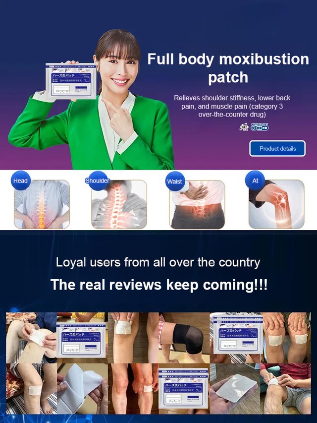 Universal Moxibustion Plaster Patch for Whole Body