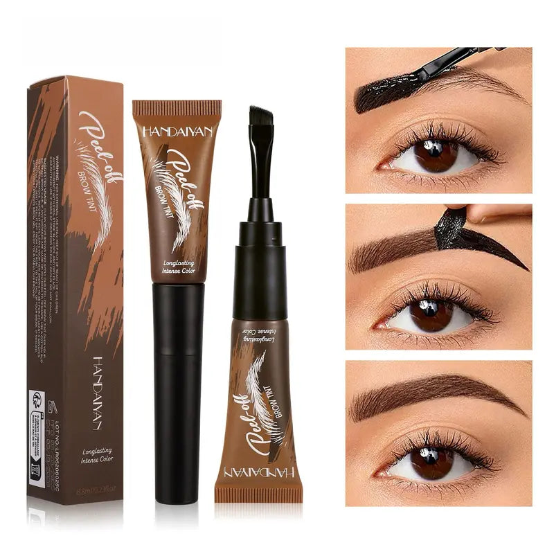 💜LAST DAY SALE BUY 1 GET 1 FREE!!💜5-Color Tear-Off Brow Tint – Waterproof, Non-Fading, Long-Lasting Pigment for Precise Brow Definition & Effortless Wild Brow Looks