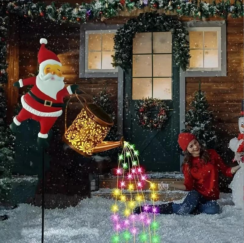 🎅Christmas Sale🎄50K+ SOLD! 🎁✨Christmas Solar Kettle Light & Lantern Garden Decor Collection💕