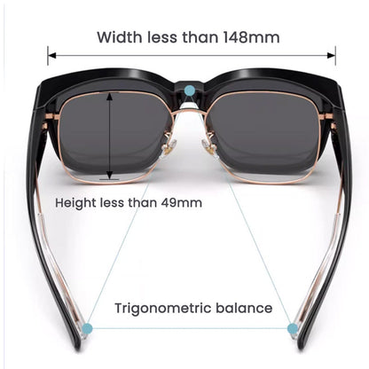 Night Vision Driving Glasses Fit Over Existing Eyewear