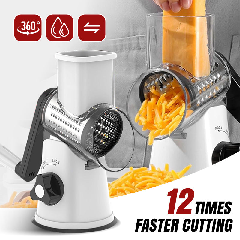 🔥 2026 Kitchen Sale 50% OFF🔥 Multifunctional Manual Rotary Grater & Chopper 🚀🥕