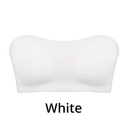 💜 BUY 1 GET 1 FREE 💜 Women's Non-Slip Strapless Wireless Bra with Crossover Side Closure