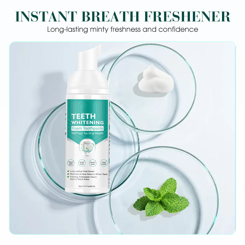 Oral Health Whitening Mousse Toothpaste