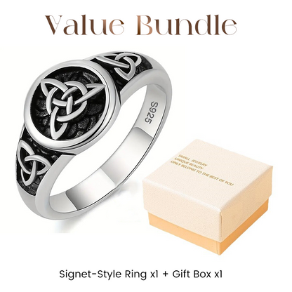 Vintage Trinity Celtic Knot Ring