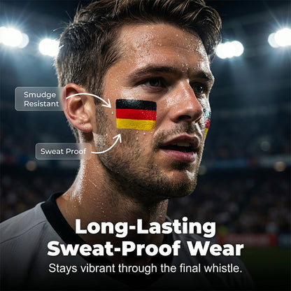 National Flag Face Paint Stick for Sports Fans