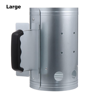 Heavy-Duty Steel BBQ Charcoal Starter