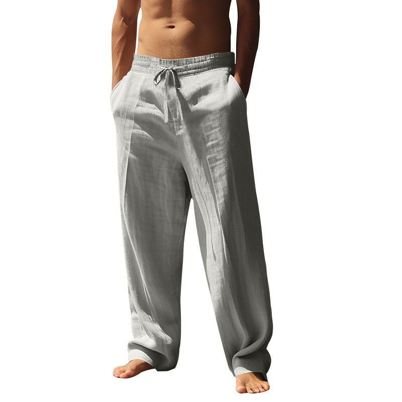 🔥Men's Casual Drawstring Pants with Pockets