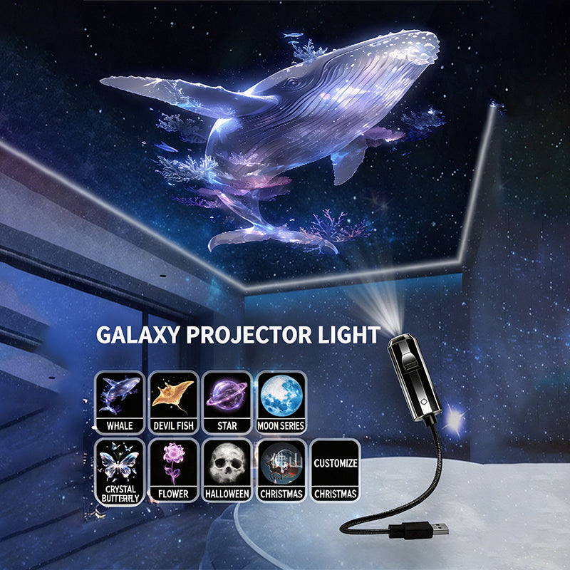 🌙 Transform Your Room Into a Dreamy Galaxy in Seconds  Portable USB Star & Moon Projector for Relaxing Ambient Lighting
