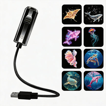 🌙 Transform Your Room Into a Dreamy Galaxy in Seconds  Portable USB Star & Moon Projector for Relaxing Ambient Lighting